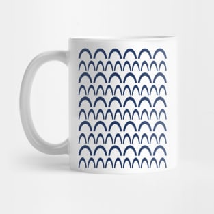 Simple Geometric Curved Lines Mug